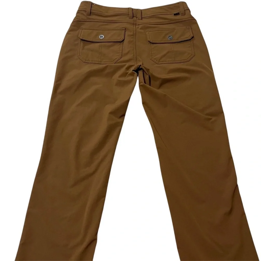 PrAna Women’s Zion Straight Fit Brown Mid Rise Stretch Pant Size 8 - Picture 2 of 7